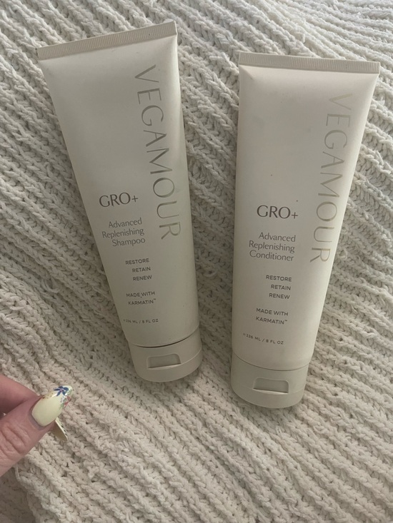 Vegamour Other - Vegamour GRO+ Advanced Replenishing Shampoo & Conditioner Set — Cream
